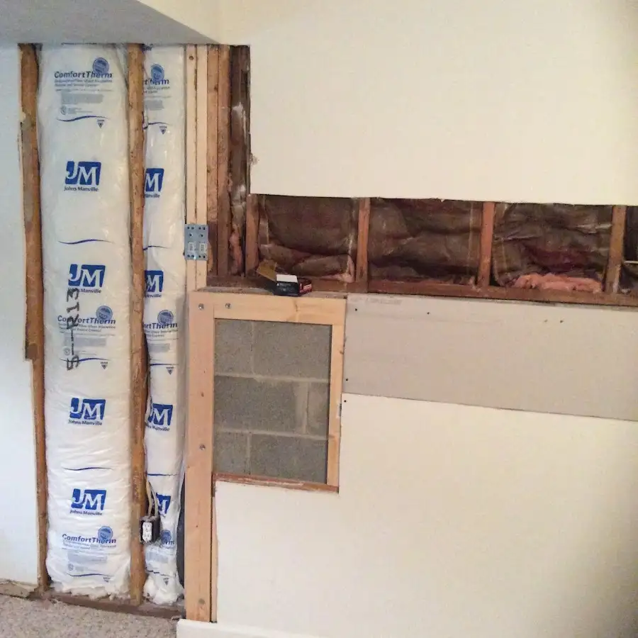 Wall insulation replacement during Structural Drying in Larkfield-Wikiup